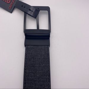 Distortion Bonded Leather Reversible Belt Size 36